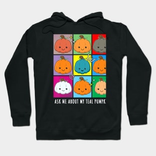 Ask me about my teal pumpkin food allergy halloween Hoodie